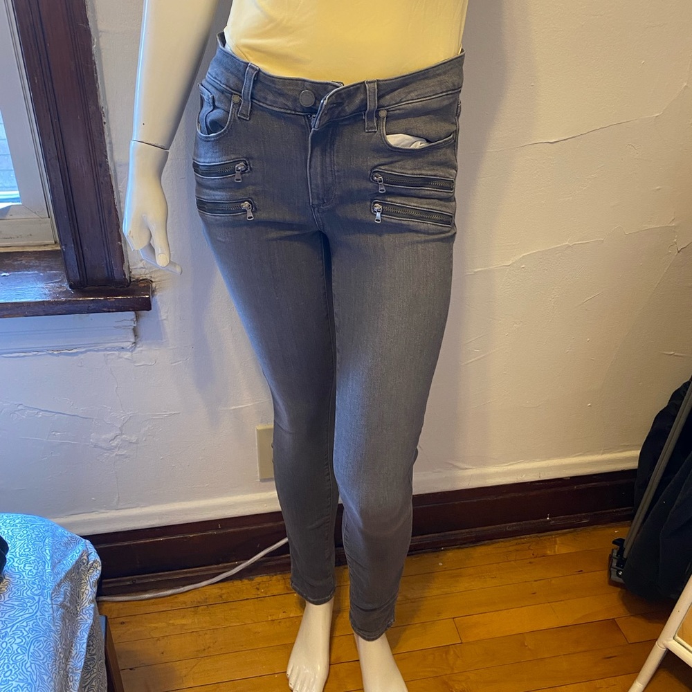 PAIGE Women’s Skinny Jeans with Zippers
